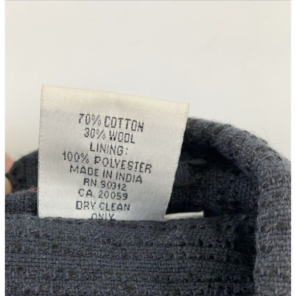 Parsley And Sage Button Jacket Collared Black Red Colorblock Pocket Womens Large - Picture 9 of 13